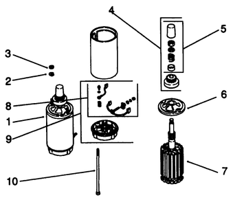 Electric Start-Engine Model No. Mv18s-Type 58543 Diagram and Parts List for 30190 20000001 - 29999999 Toro Lawn Tractor Accessories