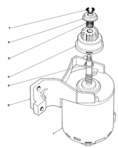 Starter Assembly Diagram and Parts List for 20574 3000001 - 3999999 Toro Lawn Mower