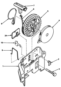 Starter No. 590531 Diagram and Parts List for 20762 9000001 - 9999999 Toro Lawn Mower