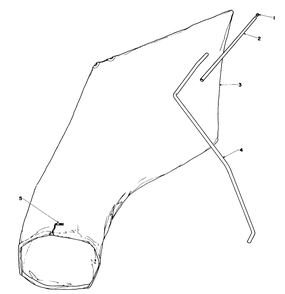 Giant Bagging Kit No. 29-9750 (Optional) Diagram and Parts List for 16585 6000001 - 6999999 Toro Lawn Mower