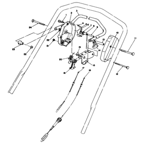 Traction Control Assembly Diagram and Parts List for 20622 6000001 - 6999999 Toro Lawn Mower