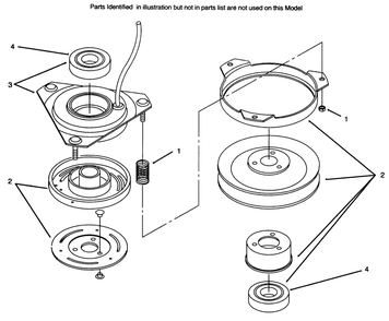 Clutch 94-2514 Diagram and Parts List for 72045 6900001 - 6999999 Toro Lawn Tractor