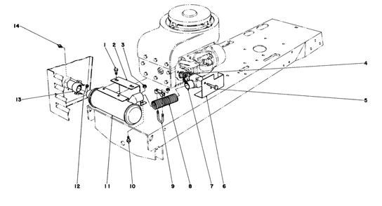 Exhaust System Diagram and Parts List for 57003 3000001 - 3999999 Toro Lawn Tractor
