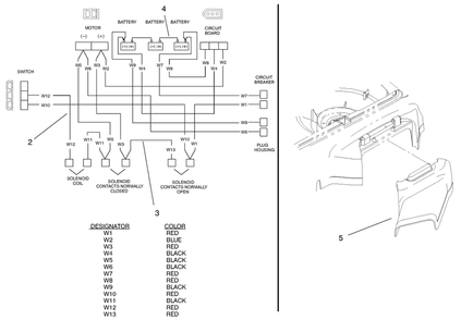 Electrical Wiring Diagram And Side Discharge Chute Diagram and Parts List for 20649 7900001 - 7999999 Toro Lawn Tractor Accessories