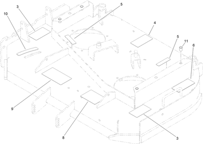 Deck Decal Assembly Diagram and Parts List for 30071 404320000-999999999 Toro Lawn Mower