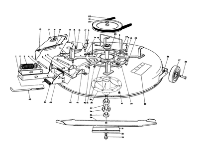 Part Location Diagram of 47-1180 Toro DISCONTINUED