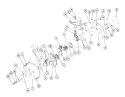 5056 Transmission Diagram and Parts List for 2-0102 1973 Toro Lawn Tractor