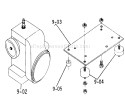 9.000 Engine Diagram and Parts List for 2-4300 1974 Toro Lawn Tractor