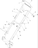 Bail and Handle Assembly Diagram and Parts List for 20005 250000001-250999999 - 2005 Toro Lawn Mower