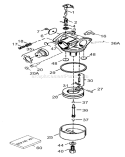 Part Location Diagram of 640030 Tecumseh Nut-Bowl, High Speed
