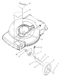 Front Axle and Wheel Assembly Diagram and Parts List for 20009 220000001-220999999 - 2002 Toro Lawn Mower
