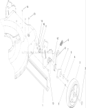 Rear Axle and Low Wheel Assembly Diagram and Parts List for 20008 240000001-240999999 - 2004 Toro Lawn Mower