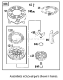 Part Location Diagram of 692299 Husqvarna Plate-Pawl Friction