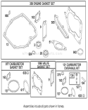 Part Location Diagram of 498260 Husqvarna Set-Carburetor Gasket
