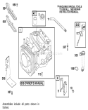 Part Location Diagram of 692781 Tecumseh Cylinder Assembly