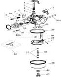 Part Location Diagram of 640351 Tecumseh Primer Bulb And Valve Repair K