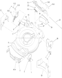 Part Location Diagram of 112-6447 Toro 11 Inch Lh Hoc Plate Asm