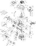 Engine Diagram and Parts List for 20012 260000001-260999999 - 2006 Toro Lawn Mower