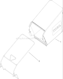 Rear Bag Assembly Diagram and Parts List for 20003 260000001-260999999 - 2006 Toro Lawn Mower