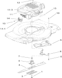 Part Location Diagram of 105-1835 Toro Cover-belt, Rear