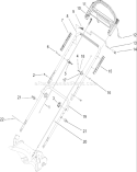 Part Location Diagram of 105-1844 Toro Traction Cable