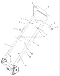 Handle Assembly Diagram and Parts List for 20016 220000001-220300000 - 2002 Toro Lawn Mower