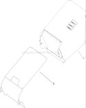 Rear Bag Assembly Diagram and Parts List for 20007 240000001-240999999 - 2004 Toro Lawn Mower