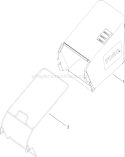 Rear Bag Assembly Diagram and Parts List for 20017 230000001-230999999 - 2003 Toro Lawn Mower