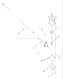 Transmission Assembly Diagram and Parts List for 20016 230000001-230999999 - 2003 Toro Lawn Mower