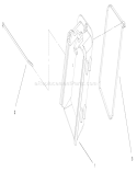 Part Location Diagram of 104-7951 Toro Bag Chute Asm