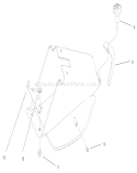 Part Location Diagram of 98-2694-01 Toro Bracket-Mount,Chute