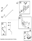 Page H Diagram and Parts List for 20020 210000001-210999999 - 2001 Toro Lawn Mower