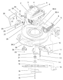 Part Location Diagram of 62-7540 Toro Blade Retainer