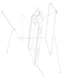 Bag Chute Assembly Diagram and Parts List for 20023 210000001-210999999 - 2001 Toro Lawn Mower