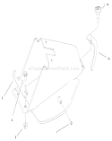 Tunnel Assembly Diagram and Parts List for 20023 210000001-210999999 - 2001 Toro Lawn Mower