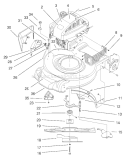Part Location Diagram of 99-1524-03 Toro Guide-belt