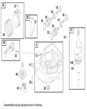 Page D Diagram and Parts List for 20022 9900001-9999999 - 1999 Toro Lawn Mower