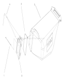 Grass Bagging Assembly Diagram and Parts List for 20025 210000001-210999999 - 2001 Toro Lawn Mower