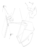 Discharge Door Assembly Diagram and Parts List for 20027 210000001-210999999 - 2001 Toro Lawn Mower