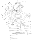 Part Location Diagram of 99-6336 Toro Decal - Recoil - Quiet I/C