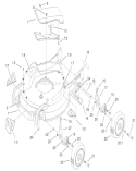Part Location Diagram of 100-8775 Toro Recycler Cover Asm