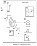 Carburetor Assembly Diagram and Parts List for 20030 210000001-210999999 - 2001 Toro Lawn Mower