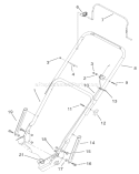 Part Location Diagram of 100-2894 Toro Tie-Cable