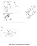 Crankshaft Assembly Diagram and Parts List for 20033 220000001-220999999 - 2002 Toro Lawn Mower