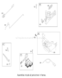 Governor Assembly Diagram and Parts List for 20033 220000001-220999999 - 2002 Toro Lawn Mower