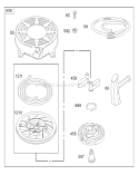 Starter Assembly Diagram and Parts List for 20033 220000001-220999999 - 2002 Toro Lawn Mower