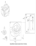 Crankcase Assembly Diagram and Parts List for 20033 220000001-220999999 - 2002 Toro Lawn Mower