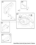 Muffler and Fuel Tank Diagram and Parts List for 20033 240000001-240999999 - 2004 Toro Lawn Mower
