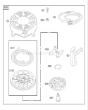 Starter Assembly Diagram and Parts List for 20033 240000001-240999999 - 2004 Toro Lawn Mower
