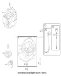 Crankcase Assembly Diagram and Parts List for 20033 240000001-240999999 - 2004 Toro Lawn Mower